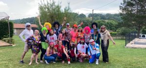 anniversaire, grande famille, vacance de groupe